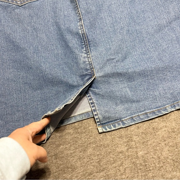 Jessica London Classic Blue Denim Skirt Size 22W NWOT - Picture 5 of 8